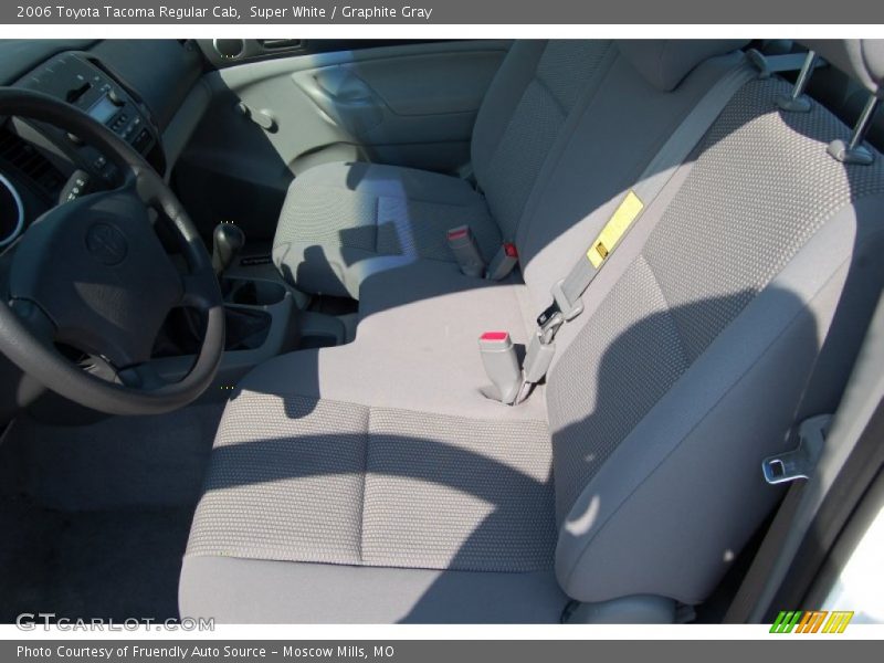 Super White / Graphite Gray 2006 Toyota Tacoma Regular Cab
