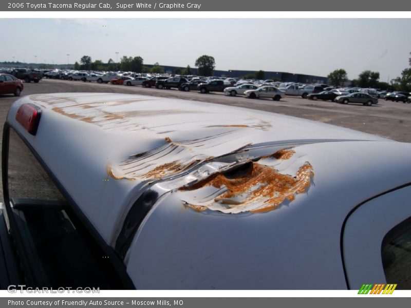 Super White / Graphite Gray 2006 Toyota Tacoma Regular Cab