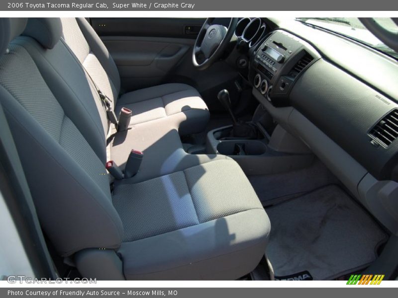 Super White / Graphite Gray 2006 Toyota Tacoma Regular Cab