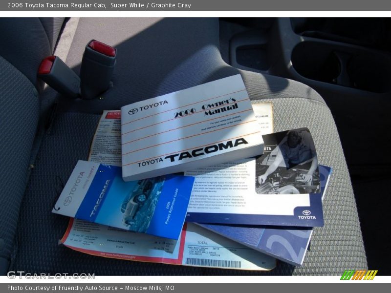Super White / Graphite Gray 2006 Toyota Tacoma Regular Cab