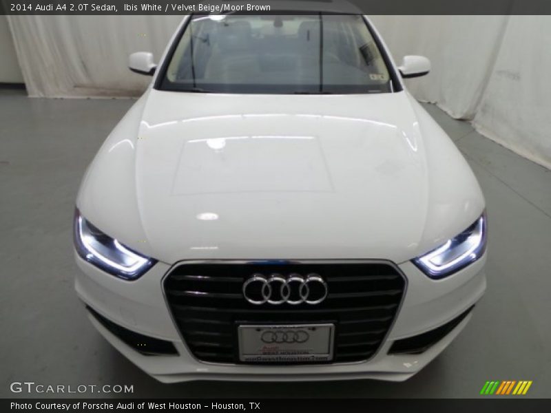 Ibis White / Velvet Beige/Moor Brown 2014 Audi A4 2.0T Sedan