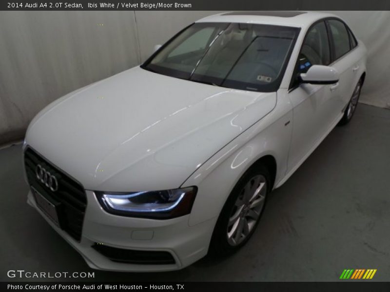 Ibis White / Velvet Beige/Moor Brown 2014 Audi A4 2.0T Sedan