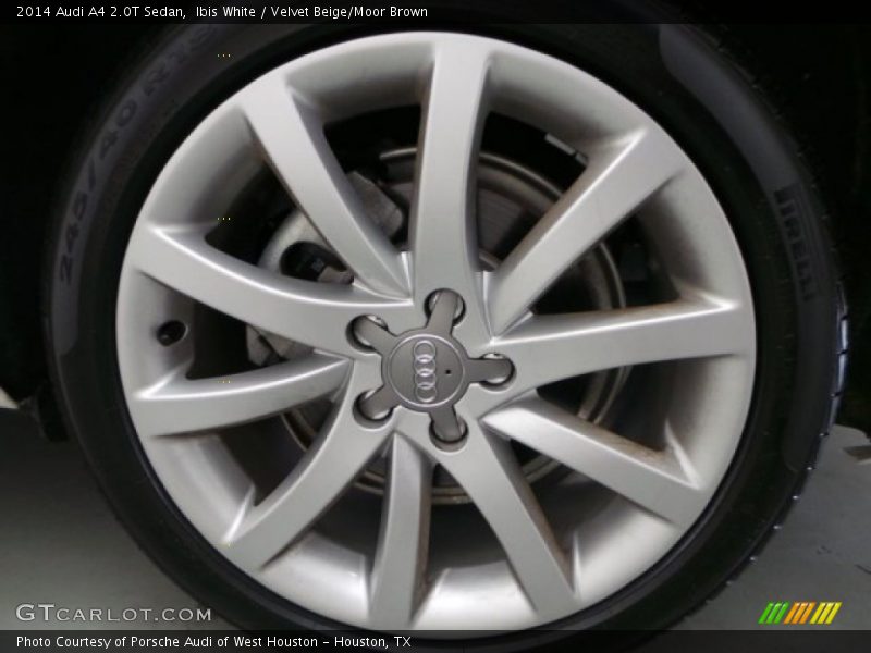 Ibis White / Velvet Beige/Moor Brown 2014 Audi A4 2.0T Sedan
