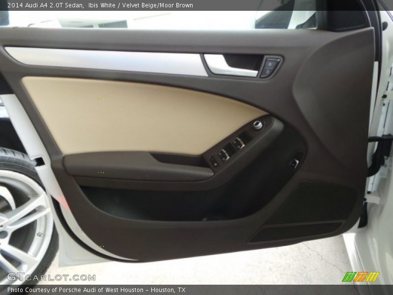 Ibis White / Velvet Beige/Moor Brown 2014 Audi A4 2.0T Sedan
