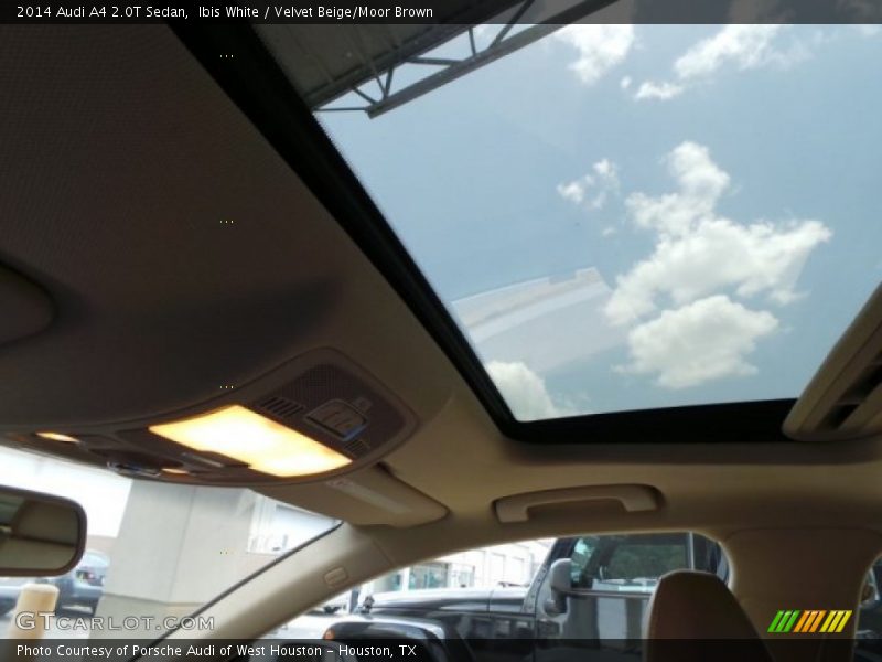 Ibis White / Velvet Beige/Moor Brown 2014 Audi A4 2.0T Sedan