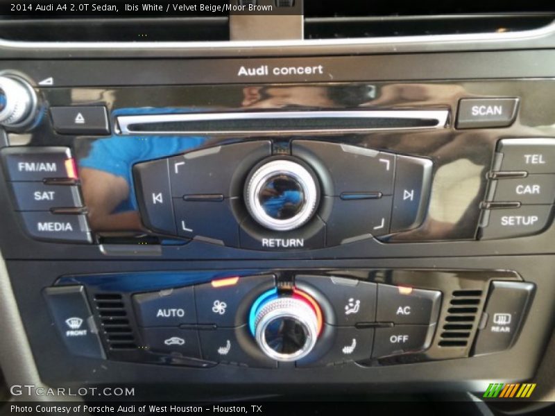 Ibis White / Velvet Beige/Moor Brown 2014 Audi A4 2.0T Sedan