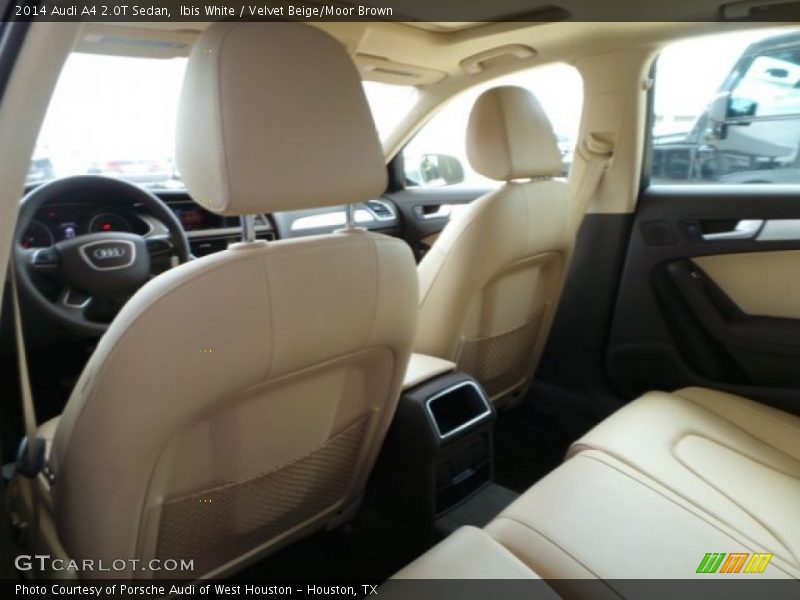 Ibis White / Velvet Beige/Moor Brown 2014 Audi A4 2.0T Sedan
