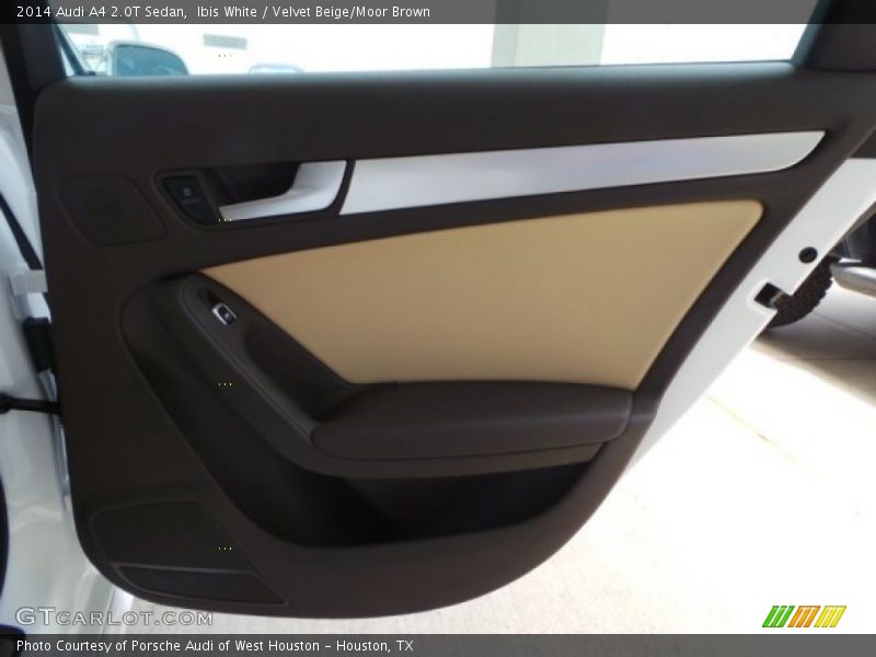 Ibis White / Velvet Beige/Moor Brown 2014 Audi A4 2.0T Sedan