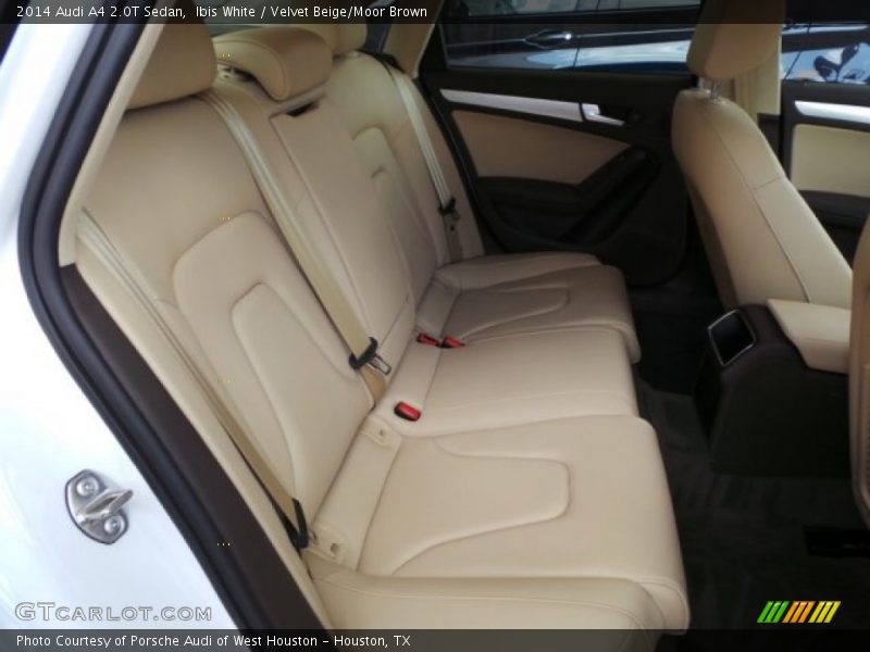 Ibis White / Velvet Beige/Moor Brown 2014 Audi A4 2.0T Sedan