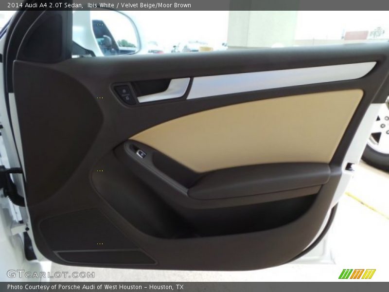 Ibis White / Velvet Beige/Moor Brown 2014 Audi A4 2.0T Sedan