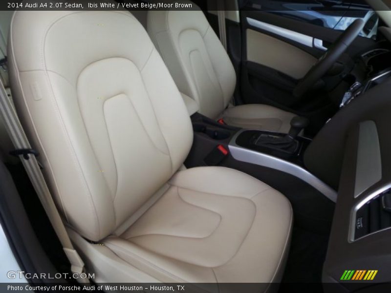 Ibis White / Velvet Beige/Moor Brown 2014 Audi A4 2.0T Sedan