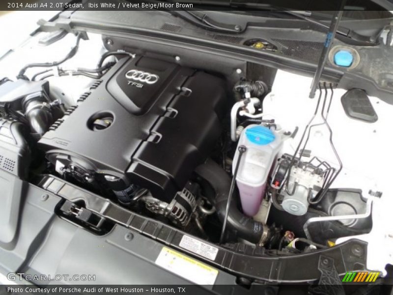 Ibis White / Velvet Beige/Moor Brown 2014 Audi A4 2.0T Sedan
