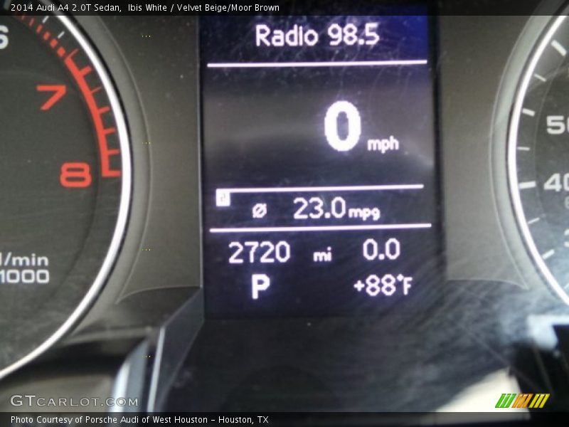 Ibis White / Velvet Beige/Moor Brown 2014 Audi A4 2.0T Sedan