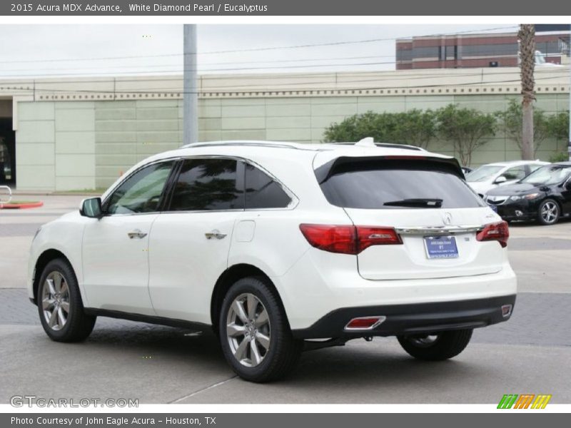 White Diamond Pearl / Eucalyptus 2015 Acura MDX Advance