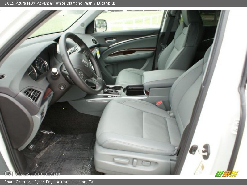 White Diamond Pearl / Eucalyptus 2015 Acura MDX Advance