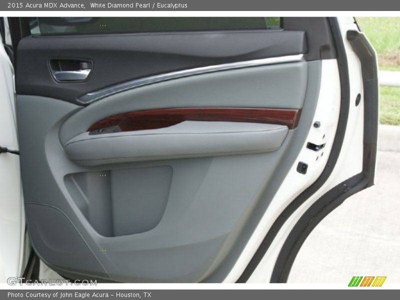 White Diamond Pearl / Eucalyptus 2015 Acura MDX Advance
