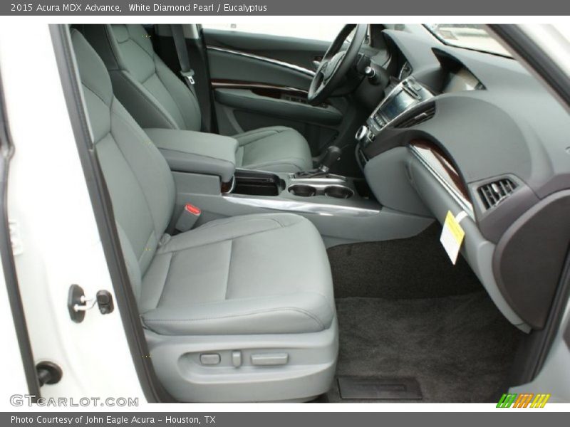White Diamond Pearl / Eucalyptus 2015 Acura MDX Advance