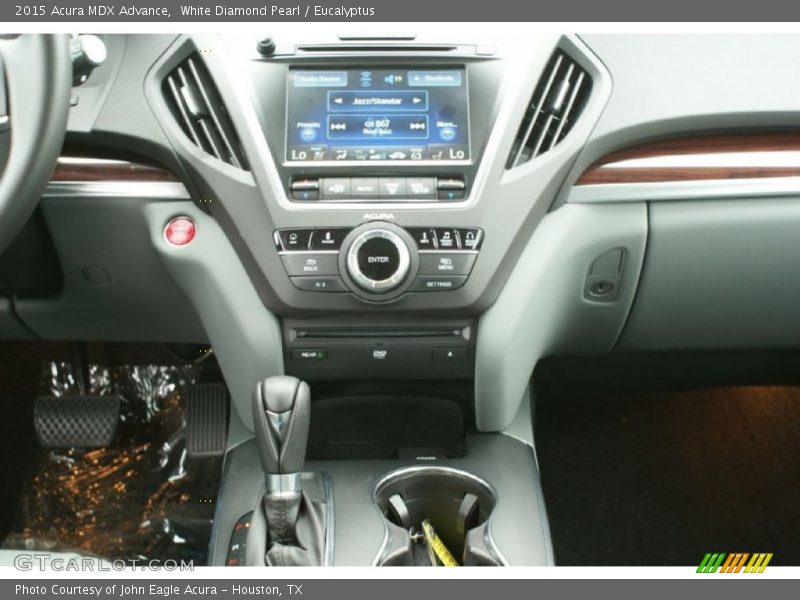 White Diamond Pearl / Eucalyptus 2015 Acura MDX Advance