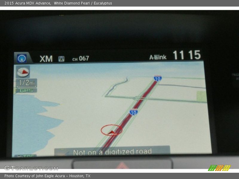 White Diamond Pearl / Eucalyptus 2015 Acura MDX Advance