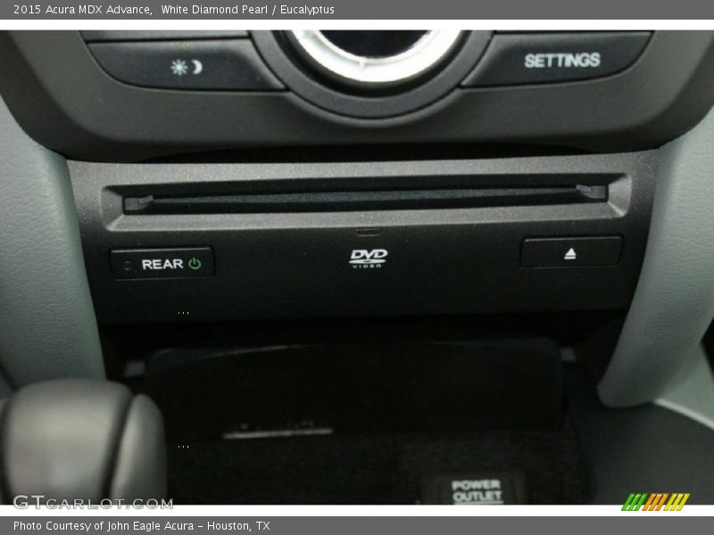 White Diamond Pearl / Eucalyptus 2015 Acura MDX Advance
