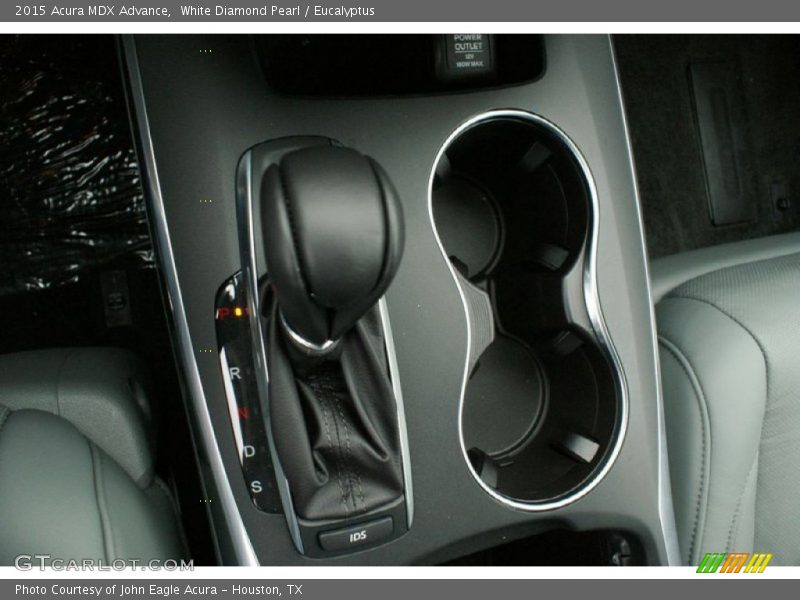 White Diamond Pearl / Eucalyptus 2015 Acura MDX Advance