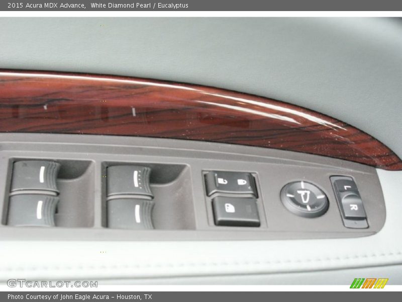 White Diamond Pearl / Eucalyptus 2015 Acura MDX Advance