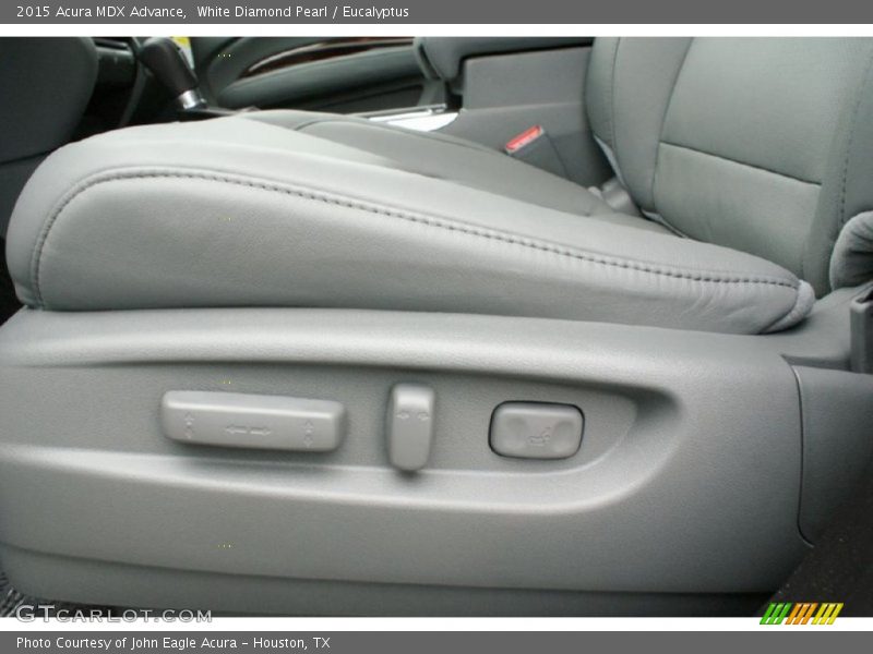 White Diamond Pearl / Eucalyptus 2015 Acura MDX Advance