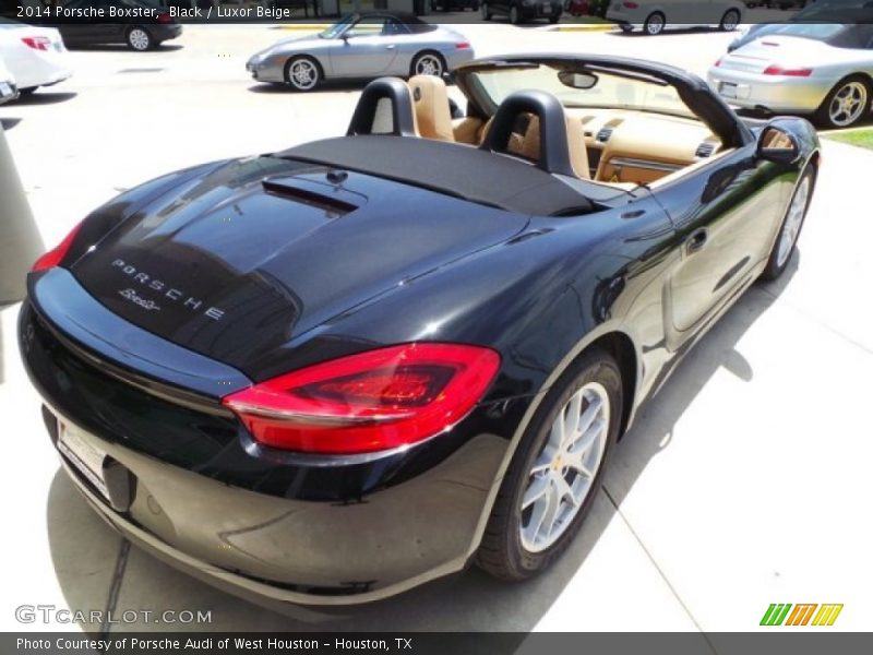 Black / Luxor Beige 2014 Porsche Boxster