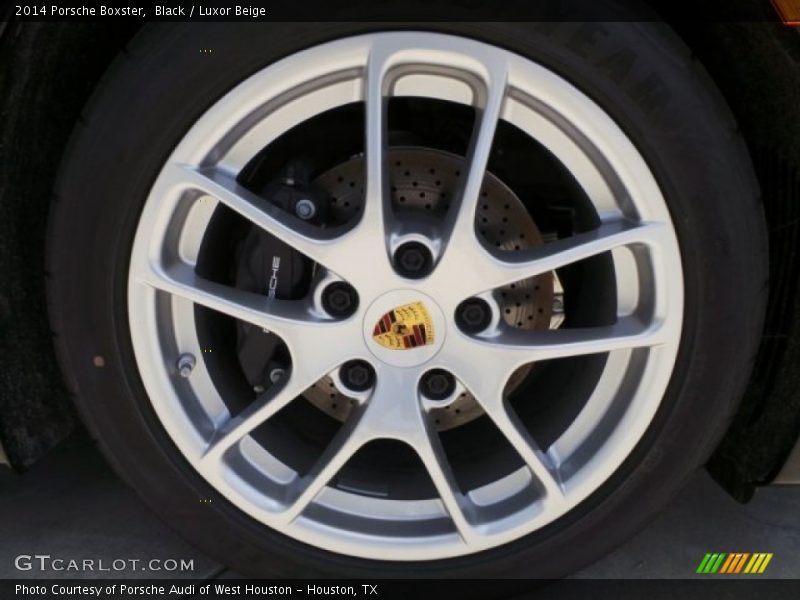 Black / Luxor Beige 2014 Porsche Boxster