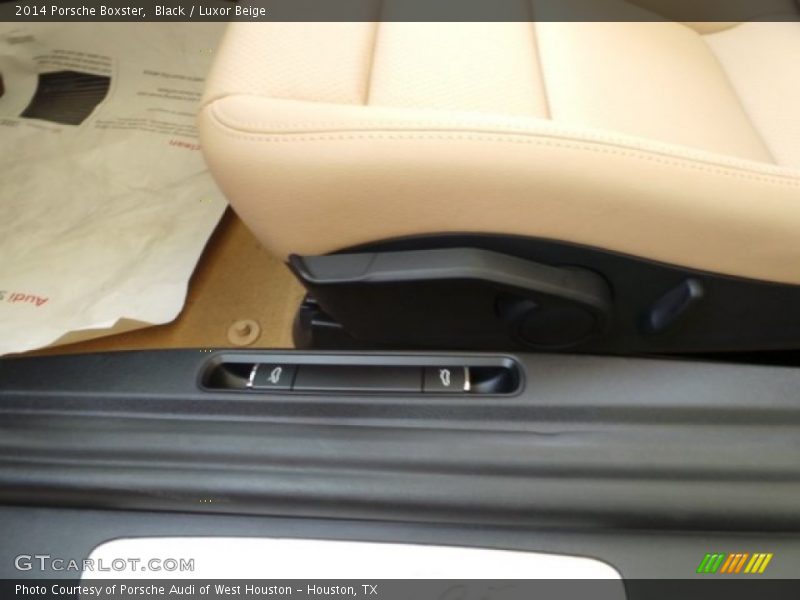 Black / Luxor Beige 2014 Porsche Boxster