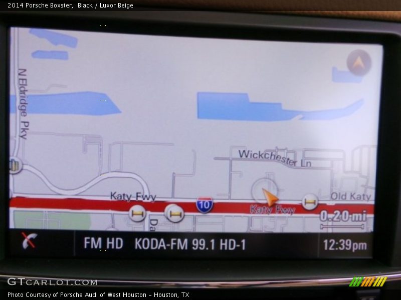 Black / Luxor Beige 2014 Porsche Boxster