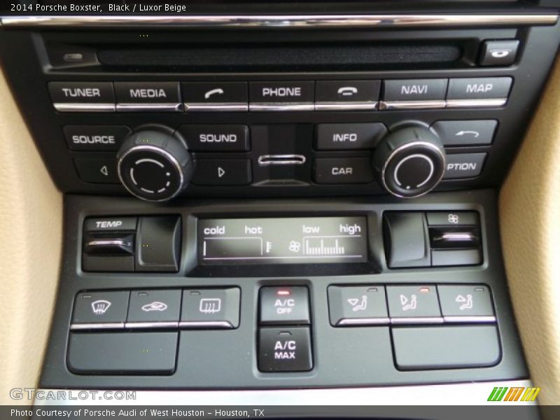 Black / Luxor Beige 2014 Porsche Boxster
