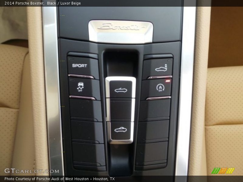 Black / Luxor Beige 2014 Porsche Boxster