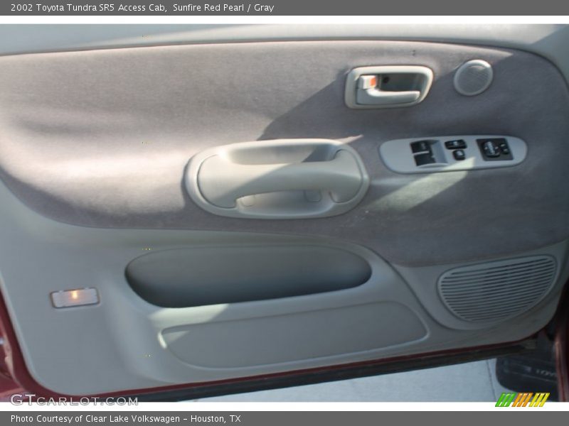 Sunfire Red Pearl / Gray 2002 Toyota Tundra SR5 Access Cab