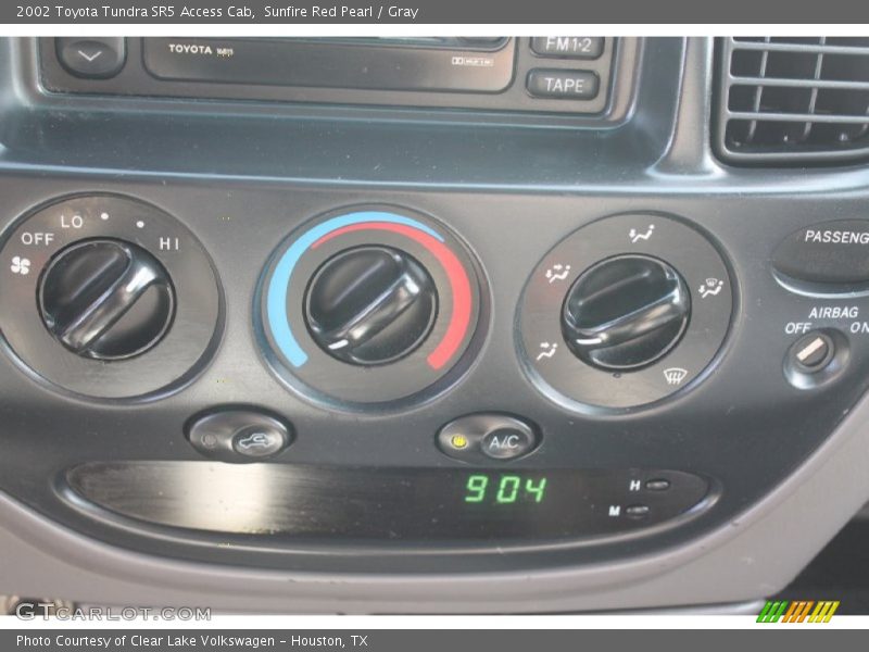 Sunfire Red Pearl / Gray 2002 Toyota Tundra SR5 Access Cab