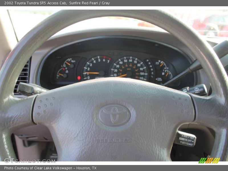 Sunfire Red Pearl / Gray 2002 Toyota Tundra SR5 Access Cab