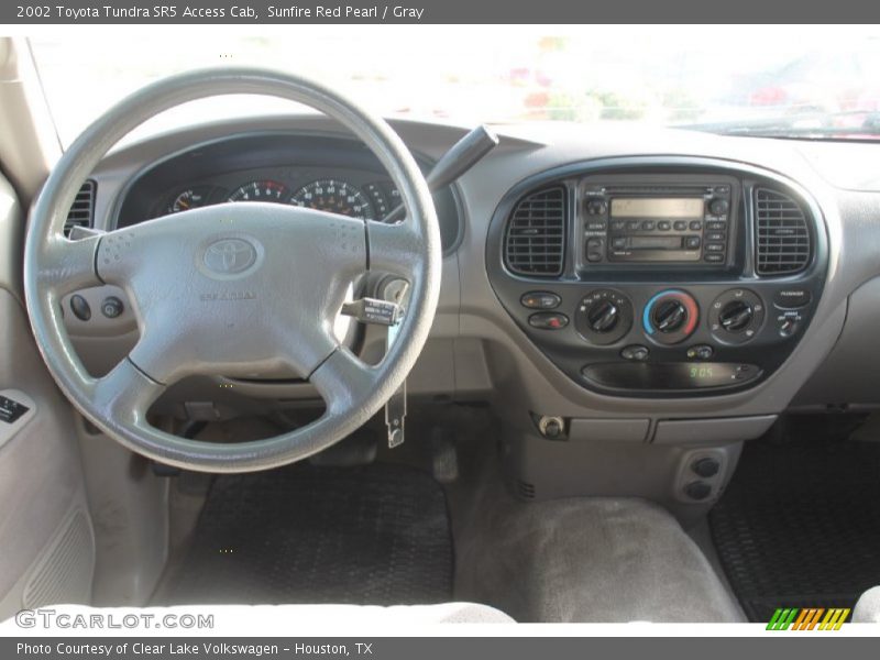 Sunfire Red Pearl / Gray 2002 Toyota Tundra SR5 Access Cab