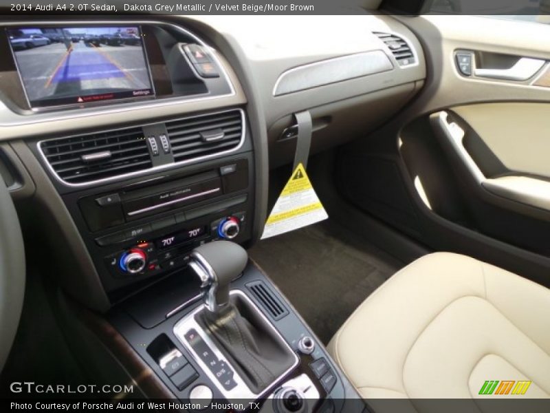 Dakota Grey Metallic / Velvet Beige/Moor Brown 2014 Audi A4 2.0T Sedan
