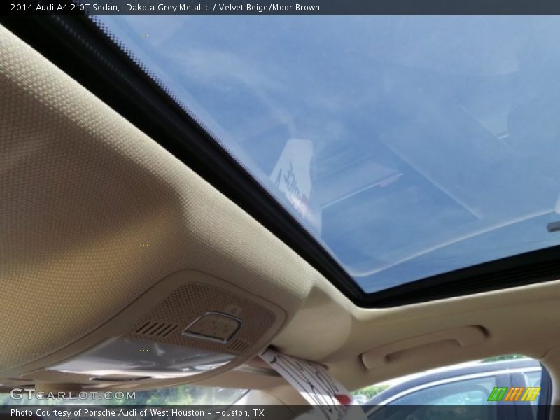 Dakota Grey Metallic / Velvet Beige/Moor Brown 2014 Audi A4 2.0T Sedan