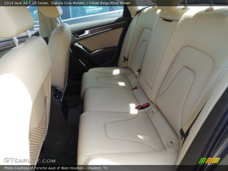Dakota Grey Metallic / Velvet Beige/Moor Brown 2014 Audi A4 2.0T Sedan
