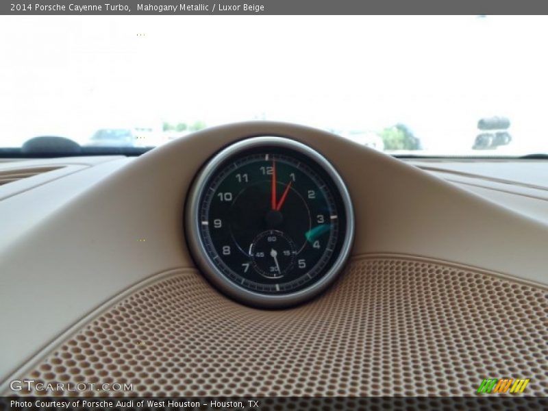 Mahogany Metallic / Luxor Beige 2014 Porsche Cayenne Turbo