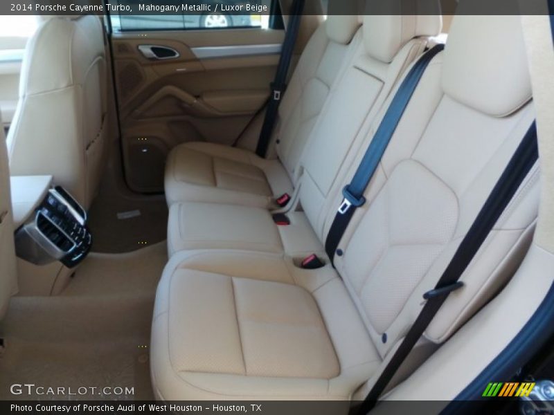 Rear Seat of 2014 Cayenne Turbo