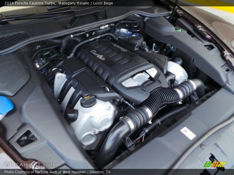 2014 Cayenne Turbo Engine - 4.8 Liter DFI Twin-Turbocharged DOHC 32-Valve VVT V8