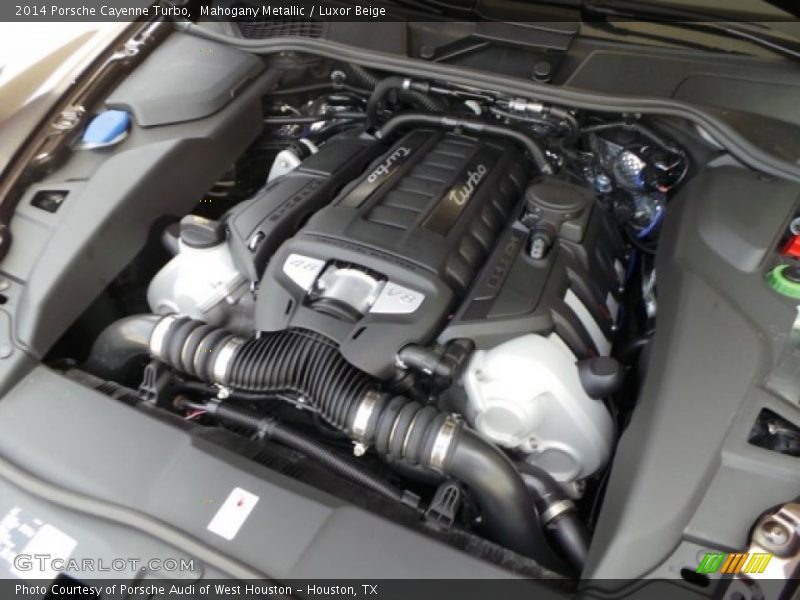  2014 Cayenne Turbo Engine - 4.8 Liter DFI Twin-Turbocharged DOHC 32-Valve VVT V8