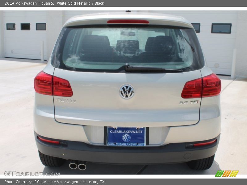 White Gold Metallic / Black 2014 Volkswagen Tiguan S