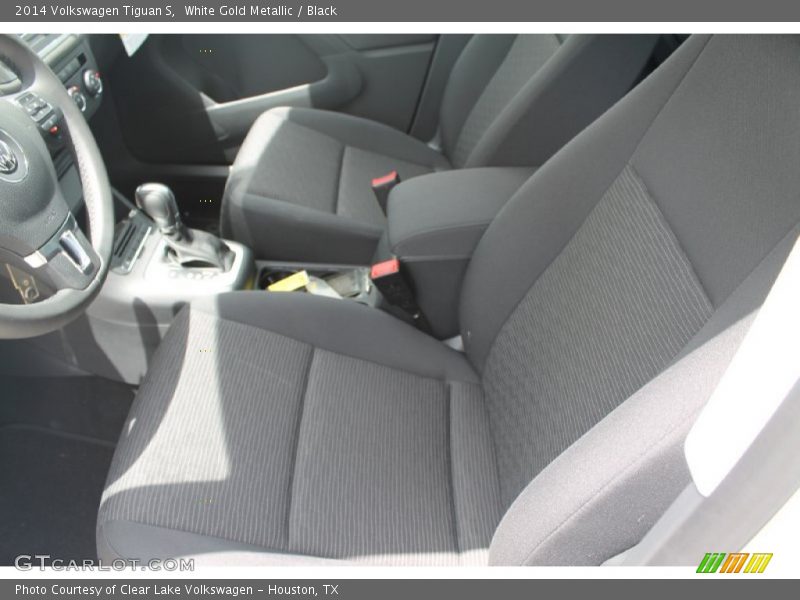 White Gold Metallic / Black 2014 Volkswagen Tiguan S