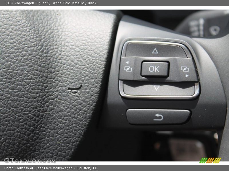 White Gold Metallic / Black 2014 Volkswagen Tiguan S