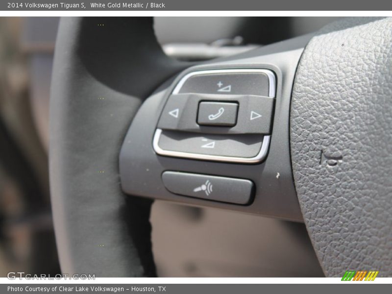 White Gold Metallic / Black 2014 Volkswagen Tiguan S