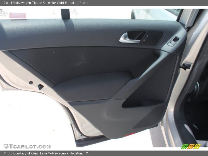 White Gold Metallic / Black 2014 Volkswagen Tiguan S