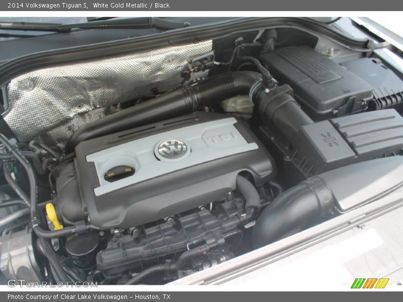 White Gold Metallic / Black 2014 Volkswagen Tiguan S